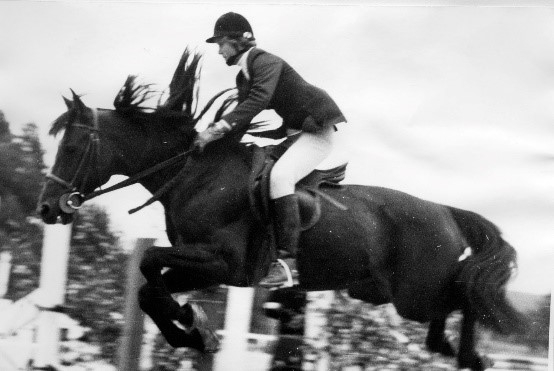 Första hästen Tom Shot hingst 1979 kerstin kemlen 